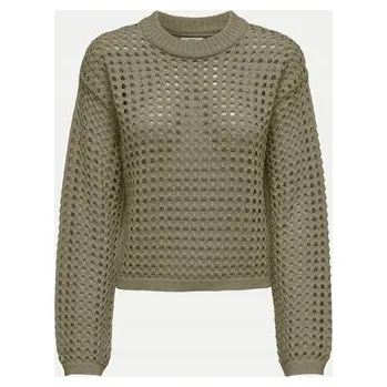 Dámský svetr JDY dámský svetr zelený klasický do pasu velikost L