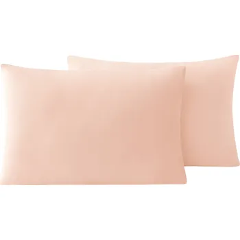 Bytový textil Yattas Bedding Plain povlak na polštář 2x 60 x 80 cm růžový