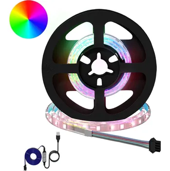 LED páska vidaXL LED pás 24 pcs Černá a průhledná 45 x 0,8 x 0,3 cm Měď a plast