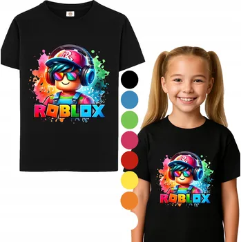 Chlapecké tričko Dětské Tričko Roblox Gaming T-Shirt A3 XS 116cm + TETOVÁNÍ