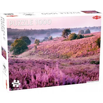 Puzzle Tactic puzzle 1000 dílků Puzzle Vřesoviště 1000 Moors Covered in Heather
