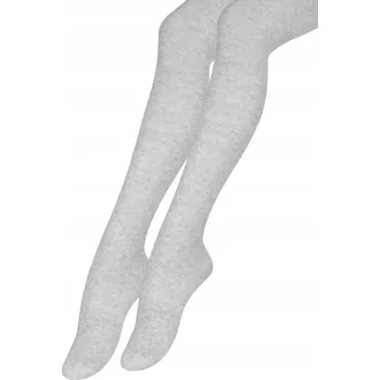 Dívčí oblečení Moraj dětské punčocháče šedé, bavlna, velikost 128