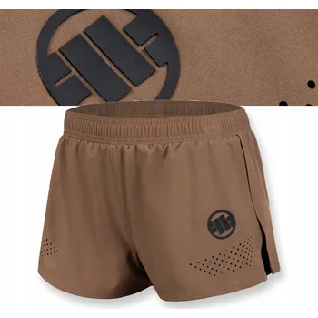 Dámské kraťasy PITBULL Dámské KRAŤASY PERFORMANCE PRO PLUS SMALL LOGO Pískové - Velikost L