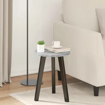 Konferenční stolek Stolek VidaXL kulatý 30 x 1,5 x 30 cm dub sonoma