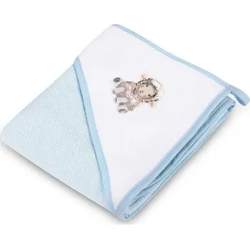 Prostěradlo Deka s kapucí Sensillo 80 x 80 cm modrá