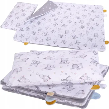 Povlečení Sada povlečení Bobo 100 x 135 cm šedá