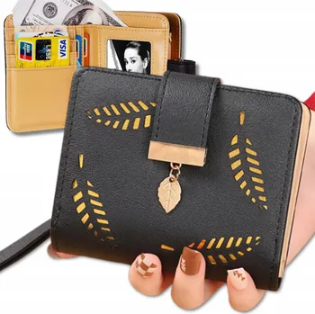 Peněženka EdiBazzar peněženka eko kůže černá - dámská