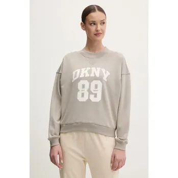 Dámská mikina Bavlněná mikina Dkny DP5T1230 béžová 80X, vel. S