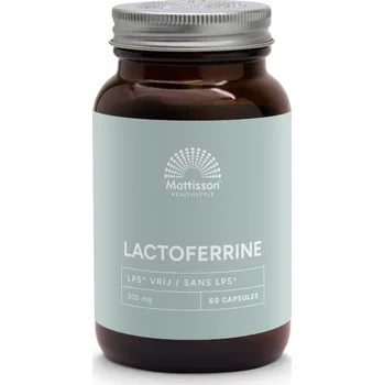 Doplněk stravy Mattisson Laktoferin 95% 500 mg 60 kapslí