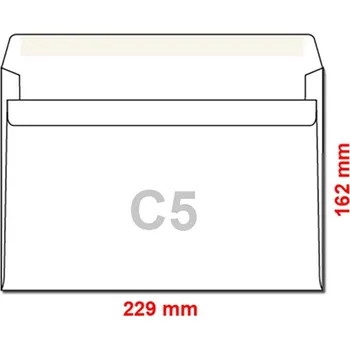 Obálka Harmanec-Kuvert spo. s.r.o. Obálky C5 162x229 mm samolepicí 454905