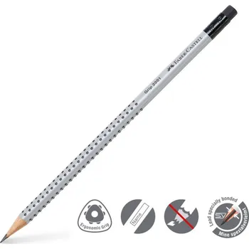 Grafitová tužka Faber Castell Tužka Faber-CastellGrip 2001 s gumou 445888