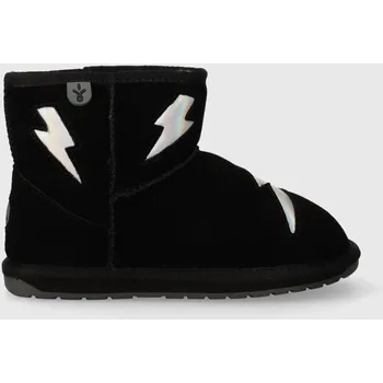 Dívčí sněhule Dětské semišové sněhule Emu Australia K12985 Barton Lightning K12985.Barton.Lightning černá 99X, EUR 25/26