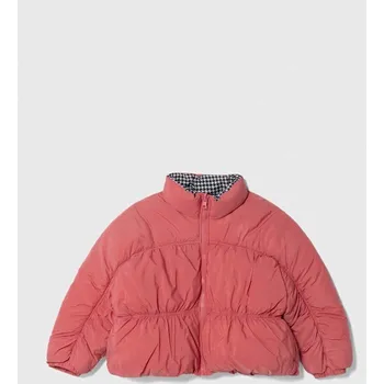 Chlapecká bunda Dětská oboustranná bunda United Colors of Benetton 2TPXCN02S.G.SEASONAL růžová 30X, vel. 122