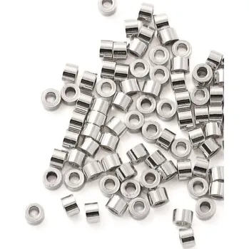 Materiál na výrobu šperku EU Váleček kovový 3/2mm chirurgická ocel