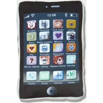 Dekorativní polštářek DIVJA polštář 40 x 27 x 10 cm Iphone