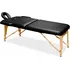 Masážní stůl Aga Dřevěné masážní lehátko MR5150, černé