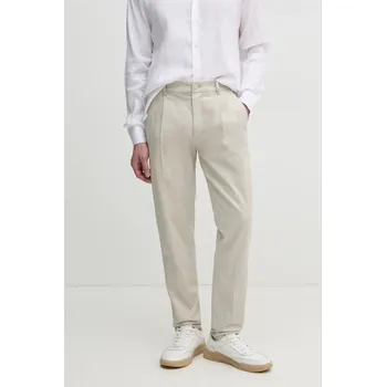 Kalhoty Calvin Klein K10K114104 béžová 01X, vel. 33/34