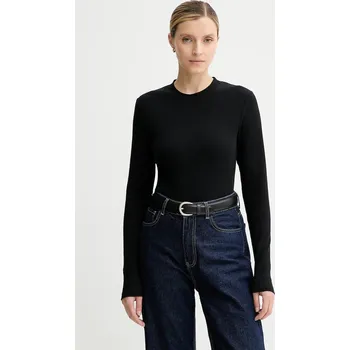 Pánské tričko Tričko s dlouhým rukávem Marc O'Polo 5000007827 černá 99A, vel. S