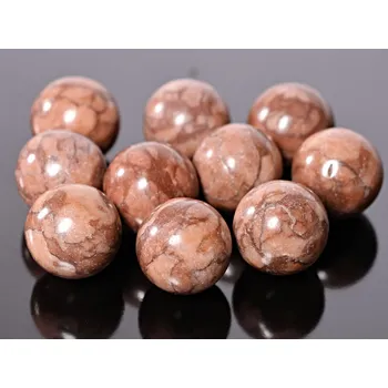 Drahý kámen Magieprirody.cz Jaspis koule 2 cm leštěná #ZM194