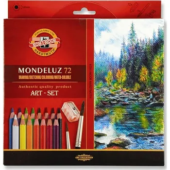 Pastelka Koh-i-noor Mondeluz Pastelky KOH-I-NOOR Mondeluz, akvarelové, sada 72 ks 449551