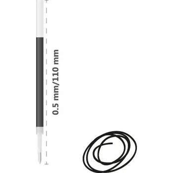Náplň do psacích potřeb DONG-A Náplň gelová DONG-A U-Knock 0.5mm / černá 448715