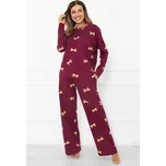 Italian Fashion Kwadro vínové