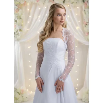 Bolerko Krajkové svatební bolerko - bílé: B-31, vel. S a M Vybraná velikost: M