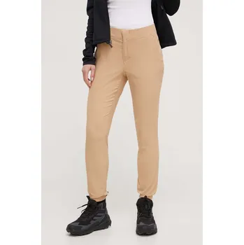 Dámské oblečení Kalhoty Columbia Firwood Camp II 1885343 béžová 80X, vel. S