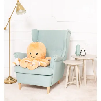 plyšák Plyšová chobotnička světle hnědá 80 cm