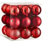 Laalu Vánoční ozdoby koule 8 cm červené…