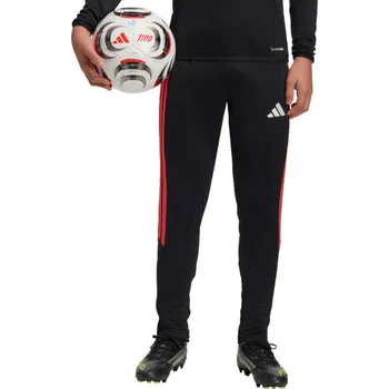Dívčí oblečení Dětské kalhoty Adidas Tiro 26 League Black/Red JY9677 116 cm