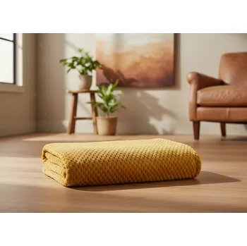 Bytový textil Mikrovláknová deka | NOAH | zrnka hořčičné rýže | 150x200 cm | SS22 818764