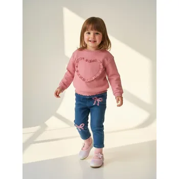 Dívčí oblečení Sinsay - Džíny pull on - modrá - 097FT-05J - 097FT-05J-98