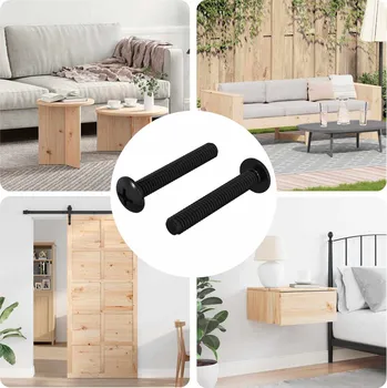 Truhlík Šroub 2 pcs Stříbrná 5 x 30 mm Železo