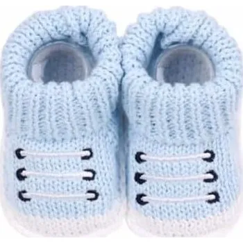 BALAKEBEI Dětské boty pro novorozence Tkané vlněné boty Dětské plazící boty Kreslené zvíře Pletené