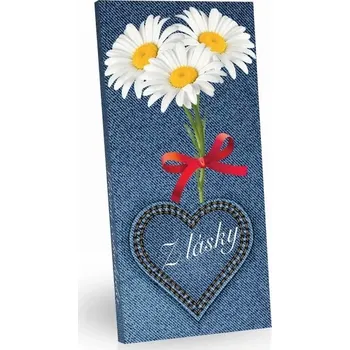 Čokoláda Mléčná čokoláda Z lásky Kopretiny 100g (Mléčná čokoláda Z lásky Kopretiny 100g)