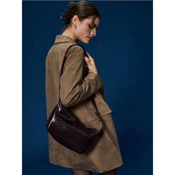 Sinsay - Kabelka na rameno - mahaghonová - 615EK-93X - 615EK-93X-ONE