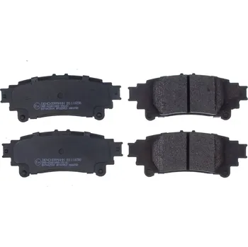 Brzdová destička Sada brzdových destiček, vždy 4 kusy v sadě DENCKERMANN B111656