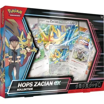 Puzzle Karetní hra Pokémon Trading: Hops Zacian-ex Collection (3 holografické promo karty, 1 nadrozměrná
