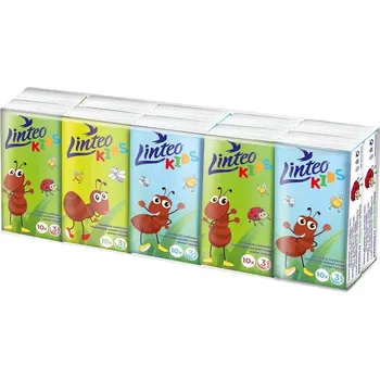 Papírový kapesník Hygienické, dětské kapesníky Linteo Kids (balení 10 ks) 558070