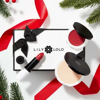 Rtěnka Dárková sada Lip and Cheek Siren Reds 3ks Lily Lolo