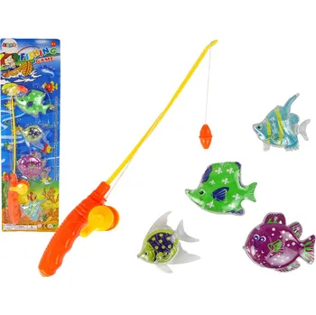 Rybářský prut LEAN Toys Rybářská hra Fish Set Fish + Rybářský prut