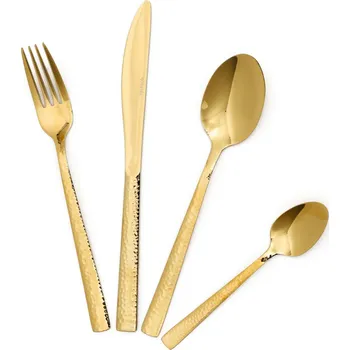 Příbor Příbory | MARTELLO | zlatá barva | 24 kusů | ALL 808253 Cena za 24 kusů v balení
