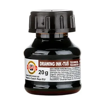 Tuš technický KOH-I-NOOR 20 g, hnědý 577123