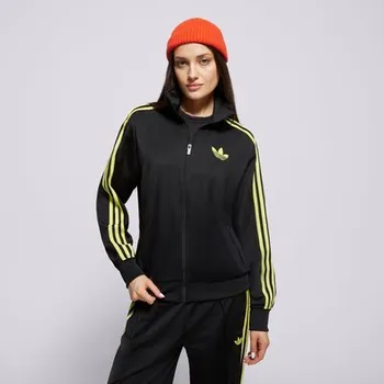 Dámské oblečení Adidas Mikina Rozepínací Fbird Loose Černá 34