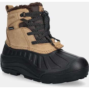 Dívčí sněhule Dětské semišové sněhule Columbia YOUTH POWDERBUG ALPINE 2128881 hnědá 82X, EUR 36