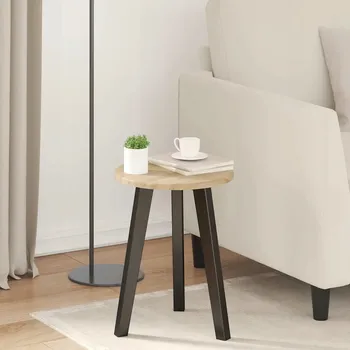 Konferenční stolek Stolek VidaXL kulatý 30 x 1,5 x 30 cm dub sonoma