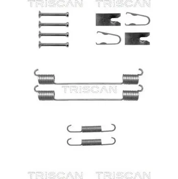 Brzdový systém Sada přílušenství brzových čelistí TRISCAN 8105 102612