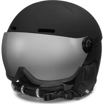 BRIKO Lyžařská helma TEIDE 2.0 VISOR L/61cm ČERNÁ