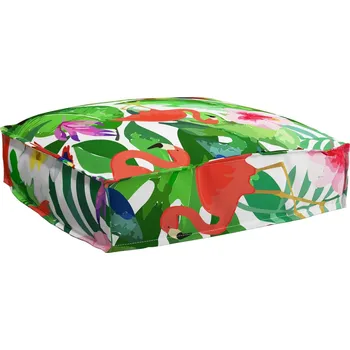 vidaXL Polštář Květinový Vícebarevný 50 x 50 x 12 cm Oxford látka [42001477]